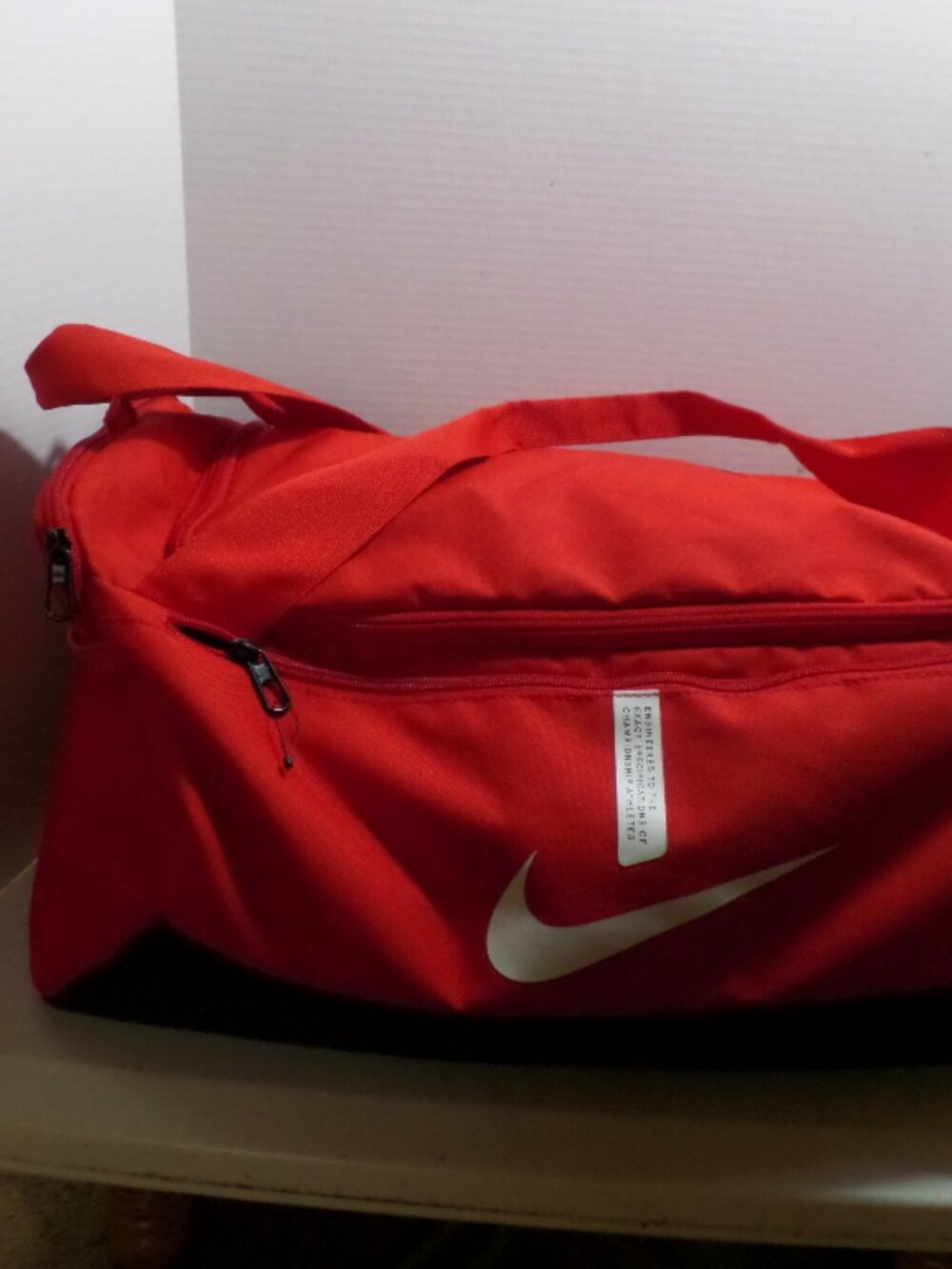 Nike Academy Red/Black/White Team Duffel Bag